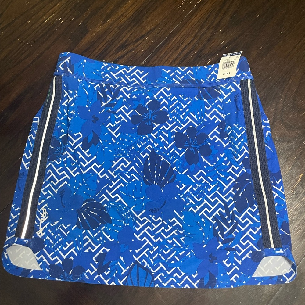 💙Ralph Lauren RLX 🏌️‍♀️Royal Blue Floral Golf Skort,  Size Small NEW